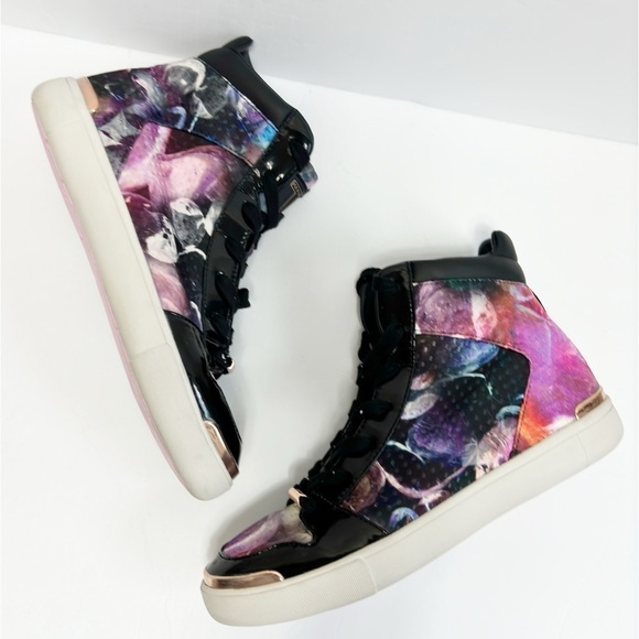 TED BAKER LONDON PARYNA HIGH TOP ATHLETIC SHOES FOR WOMEN SIZE 10 NO BOX - Picture 1 of 9